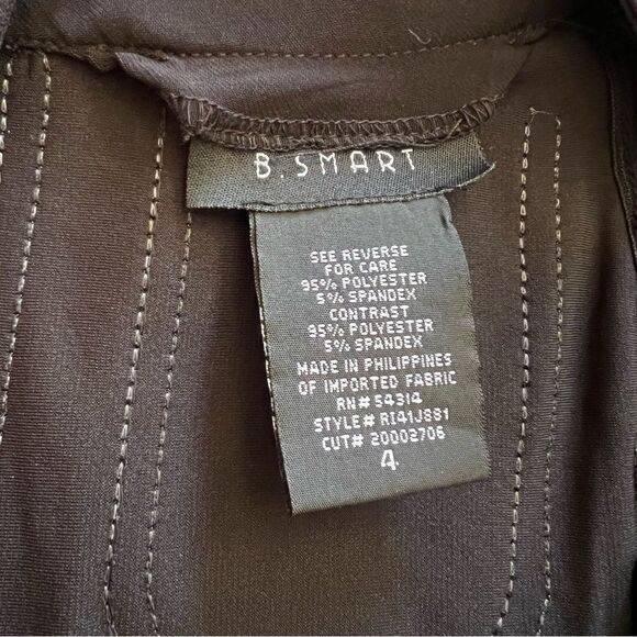 B. Smart Black Sequined Cocktail Dress. Sleeveless. Size 4. Great Condition! - Picture 8 of 12